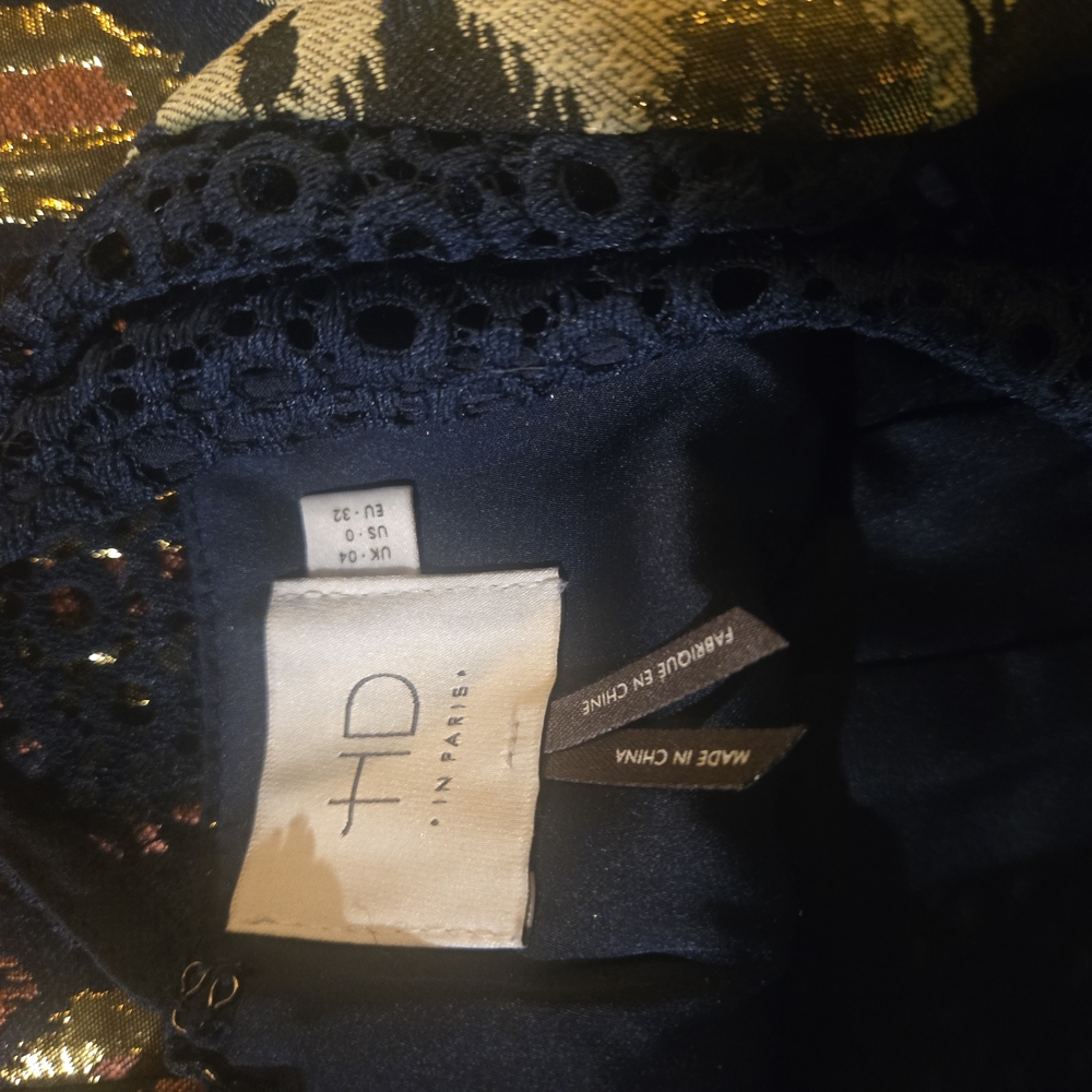 HD in Paris Black and Gold Tank Top